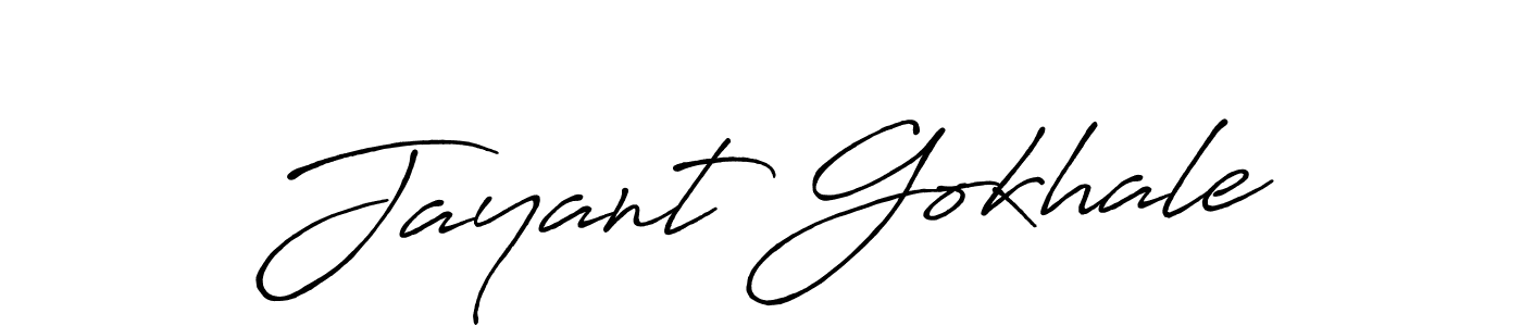 How to make Jayant Gokhale signature? Antro_Vectra_Bolder is a professional autograph style. Create handwritten signature for Jayant Gokhale name. Jayant Gokhale signature style 7 images and pictures png