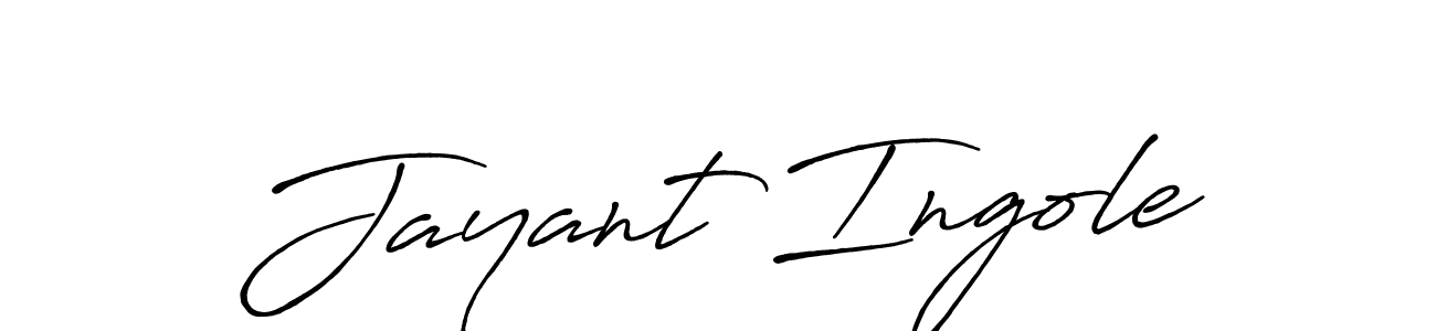 Jayant Ingole stylish signature style. Best Handwritten Sign (Antro_Vectra_Bolder) for my name. Handwritten Signature Collection Ideas for my name Jayant Ingole. Jayant Ingole signature style 7 images and pictures png