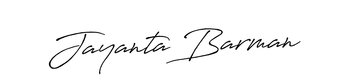 Design your own signature with our free online signature maker. With this signature software, you can create a handwritten (Antro_Vectra_Bolder) signature for name Jayanta Barman. Jayanta Barman signature style 7 images and pictures png