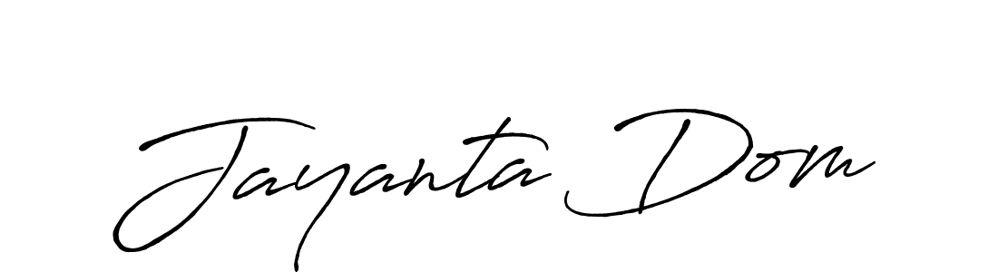 Make a beautiful signature design for name Jayanta Dom. Use this online signature maker to create a handwritten signature for free. Jayanta Dom signature style 7 images and pictures png
