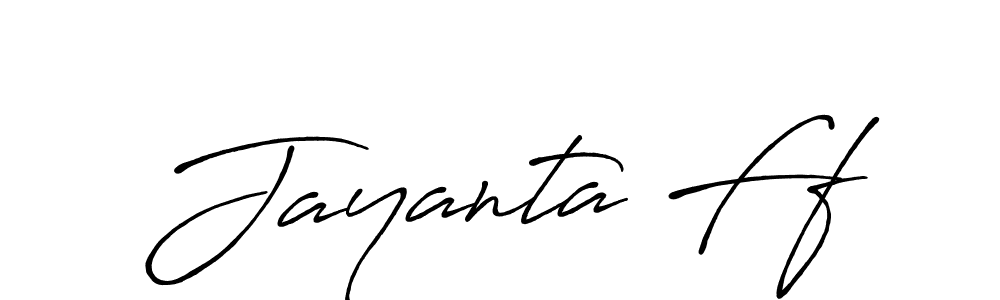 Design your own signature with our free online signature maker. With this signature software, you can create a handwritten (Antro_Vectra_Bolder) signature for name Jayanta Ff. Jayanta Ff signature style 7 images and pictures png