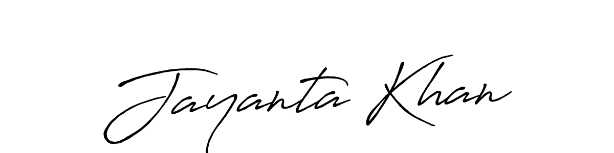 How to make Jayanta Khan signature? Antro_Vectra_Bolder is a professional autograph style. Create handwritten signature for Jayanta Khan name. Jayanta Khan signature style 7 images and pictures png