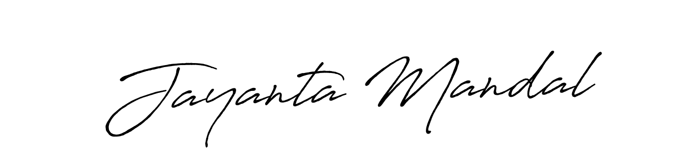 Jayanta Mandal stylish signature style. Best Handwritten Sign (Antro_Vectra_Bolder) for my name. Handwritten Signature Collection Ideas for my name Jayanta Mandal. Jayanta Mandal signature style 7 images and pictures png
