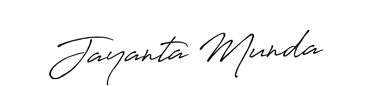 Also You can easily find your signature by using the search form. We will create Jayanta Munda name handwritten signature images for you free of cost using Antro_Vectra_Bolder sign style. Jayanta Munda signature style 7 images and pictures png