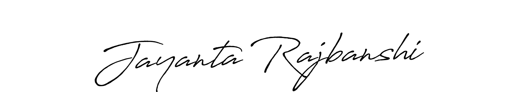 Jayanta Rajbanshi stylish signature style. Best Handwritten Sign (Antro_Vectra_Bolder) for my name. Handwritten Signature Collection Ideas for my name Jayanta Rajbanshi. Jayanta Rajbanshi signature style 7 images and pictures png