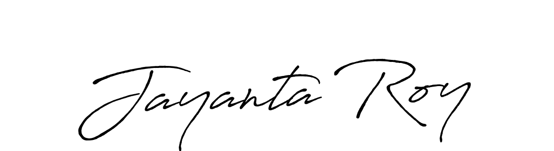 Also You can easily find your signature by using the search form. We will create Jayanta Roy name handwritten signature images for you free of cost using Antro_Vectra_Bolder sign style. Jayanta Roy signature style 7 images and pictures png