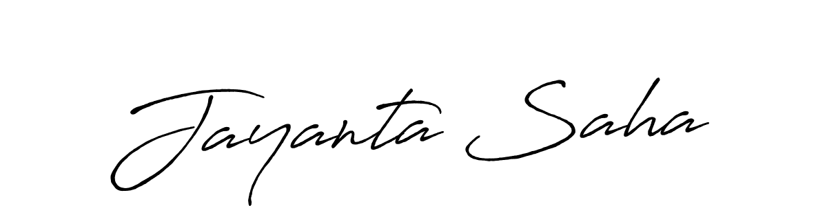 How to make Jayanta Saha signature? Antro_Vectra_Bolder is a professional autograph style. Create handwritten signature for Jayanta Saha name. Jayanta Saha signature style 7 images and pictures png