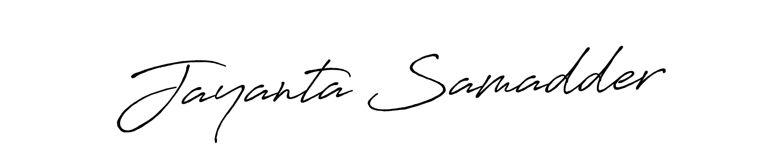 Here are the top 10 professional signature styles for the name Jayanta Samadder. These are the best autograph styles you can use for your name. Jayanta Samadder signature style 7 images and pictures png
