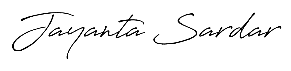 Create a beautiful signature design for name Jayanta Sardar. With this signature (Antro_Vectra_Bolder) fonts, you can make a handwritten signature for free. Jayanta Sardar signature style 7 images and pictures png