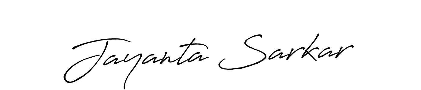 Design your own signature with our free online signature maker. With this signature software, you can create a handwritten (Antro_Vectra_Bolder) signature for name Jayanta Sarkar. Jayanta Sarkar signature style 7 images and pictures png
