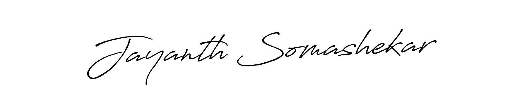 Also we have Jayanth Somashekar name is the best signature style. Create professional handwritten signature collection using Antro_Vectra_Bolder autograph style. Jayanth Somashekar signature style 7 images and pictures png