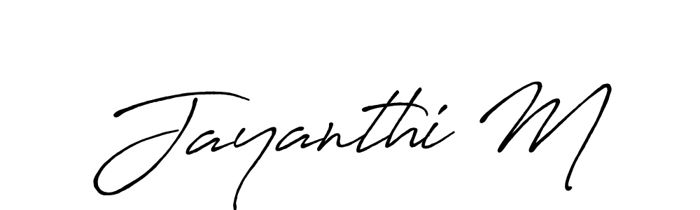 Best and Professional Signature Style for Jayanthi M. Antro_Vectra_Bolder Best Signature Style Collection. Jayanthi M signature style 7 images and pictures png