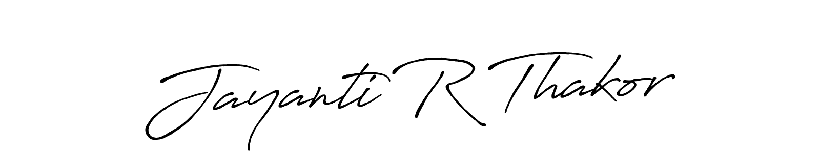 It looks lik you need a new signature style for name Jayanti R Thakor. Design unique handwritten (Antro_Vectra_Bolder) signature with our free signature maker in just a few clicks. Jayanti R Thakor signature style 7 images and pictures png