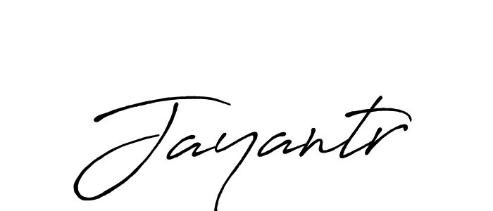 How to make Jayantr name signature. Use Antro_Vectra_Bolder style for creating short signs online. This is the latest handwritten sign. Jayantr signature style 7 images and pictures png