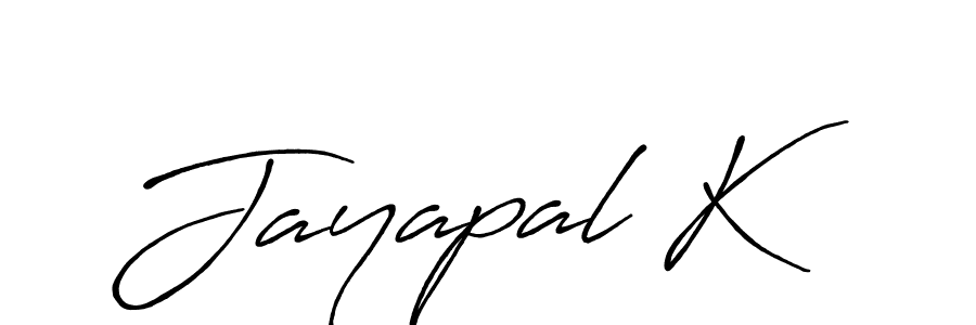 Jayapal K stylish signature style. Best Handwritten Sign (Antro_Vectra_Bolder) for my name. Handwritten Signature Collection Ideas for my name Jayapal K. Jayapal K signature style 7 images and pictures png