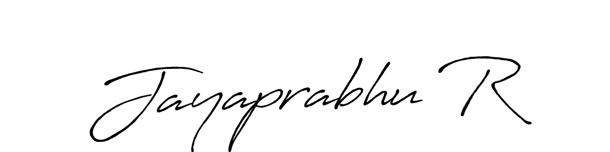 Here are the top 10 professional signature styles for the name Jayaprabhu R. These are the best autograph styles you can use for your name. Jayaprabhu R signature style 7 images and pictures png