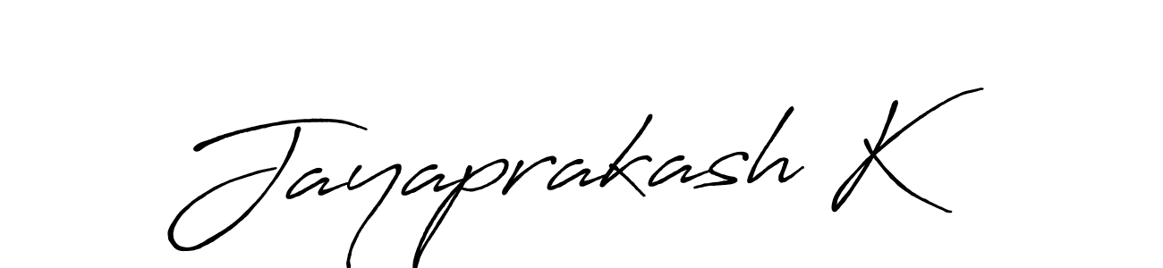 Make a beautiful signature design for name Jayaprakash K. Use this online signature maker to create a handwritten signature for free. Jayaprakash K signature style 7 images and pictures png