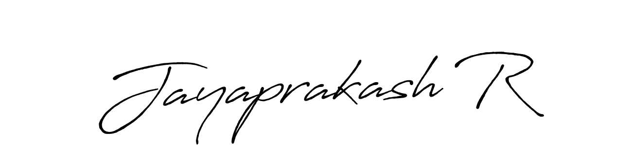 Also we have Jayaprakash R name is the best signature style. Create professional handwritten signature collection using Antro_Vectra_Bolder autograph style. Jayaprakash R signature style 7 images and pictures png