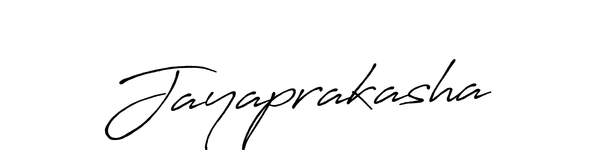 Create a beautiful signature design for name Jayaprakasha. With this signature (Antro_Vectra_Bolder) fonts, you can make a handwritten signature for free. Jayaprakasha signature style 7 images and pictures png
