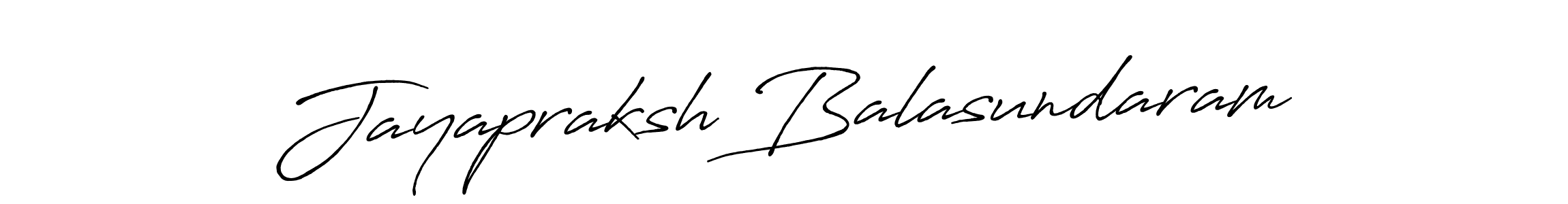 How to make Jayapraksh Balasundaram name signature. Use Antro_Vectra_Bolder style for creating short signs online. This is the latest handwritten sign. Jayapraksh Balasundaram signature style 7 images and pictures png