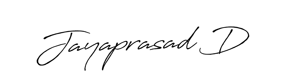 Antro_Vectra_Bolder is a professional signature style that is perfect for those who want to add a touch of class to their signature. It is also a great choice for those who want to make their signature more unique. Get Jayaprasad D name to fancy signature for free. Jayaprasad D signature style 7 images and pictures png