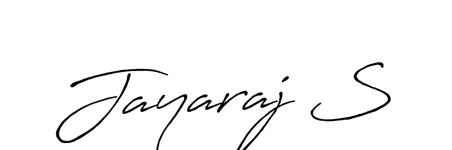 It looks lik you need a new signature style for name Jayaraj S. Design unique handwritten (Antro_Vectra_Bolder) signature with our free signature maker in just a few clicks. Jayaraj S signature style 7 images and pictures png