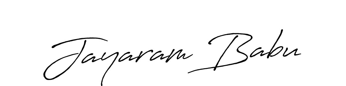 Jayaram Babu stylish signature style. Best Handwritten Sign (Antro_Vectra_Bolder) for my name. Handwritten Signature Collection Ideas for my name Jayaram Babu. Jayaram Babu signature style 7 images and pictures png