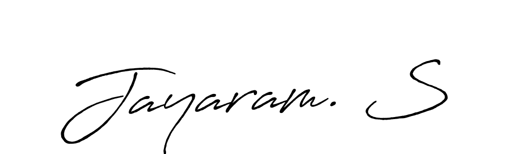 Similarly Antro_Vectra_Bolder is the best handwritten signature design. Signature creator online .You can use it as an online autograph creator for name Jayaram. S. Jayaram. S signature style 7 images and pictures png