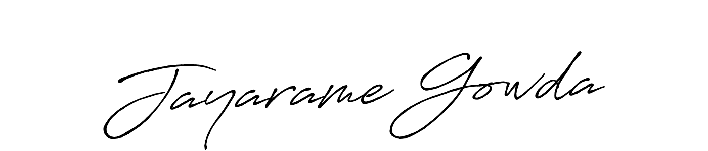 This is the best signature style for the Jayarame Gowda name. Also you like these signature font (Antro_Vectra_Bolder). Mix name signature. Jayarame Gowda signature style 7 images and pictures png