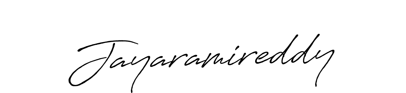 Create a beautiful signature design for name Jayaramireddy. With this signature (Antro_Vectra_Bolder) fonts, you can make a handwritten signature for free. Jayaramireddy signature style 7 images and pictures png