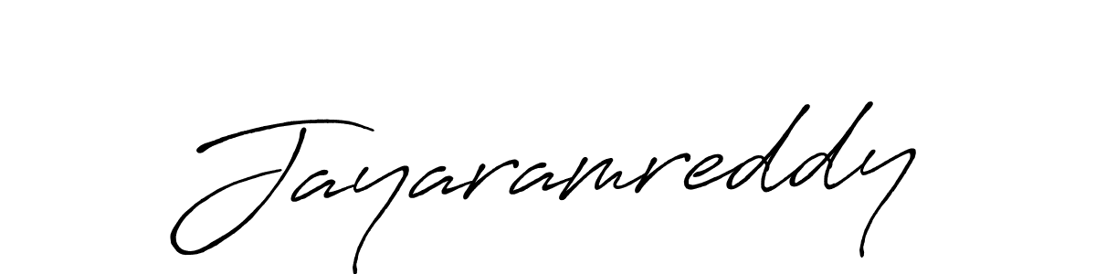 Use a signature maker to create a handwritten signature online. With this signature software, you can design (Antro_Vectra_Bolder) your own signature for name Jayaramreddy. Jayaramreddy signature style 7 images and pictures png