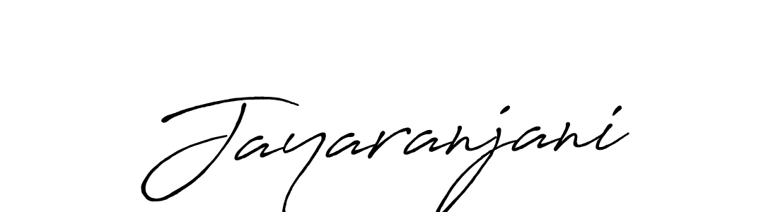 Create a beautiful signature design for name Jayaranjani. With this signature (Antro_Vectra_Bolder) fonts, you can make a handwritten signature for free. Jayaranjani signature style 7 images and pictures png