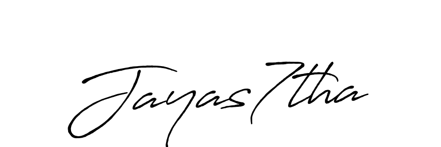 Make a beautiful signature design for name Jayas7tha. Use this online signature maker to create a handwritten signature for free. Jayas7tha signature style 7 images and pictures png