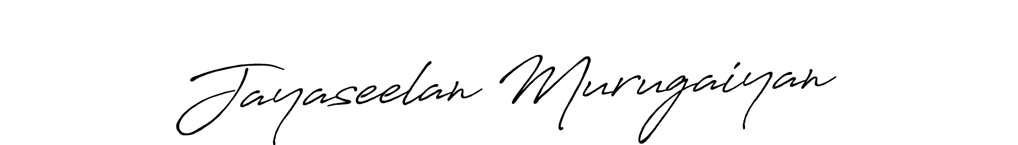 Jayaseelan Murugaiyan stylish signature style. Best Handwritten Sign (Antro_Vectra_Bolder) for my name. Handwritten Signature Collection Ideas for my name Jayaseelan Murugaiyan. Jayaseelan Murugaiyan signature style 7 images and pictures png