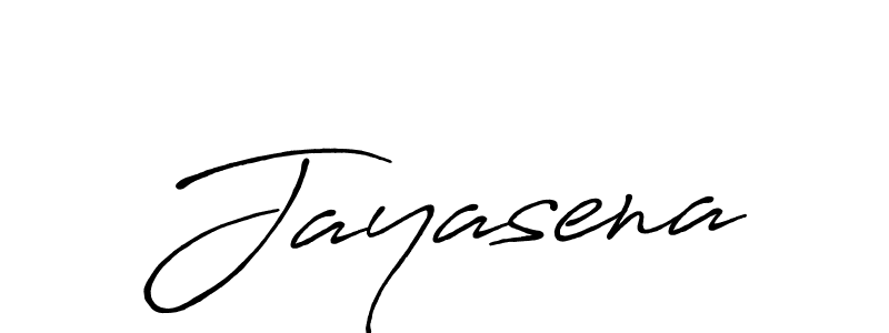 Use a signature maker to create a handwritten signature online. With this signature software, you can design (Antro_Vectra_Bolder) your own signature for name Jayasena. Jayasena signature style 7 images and pictures png