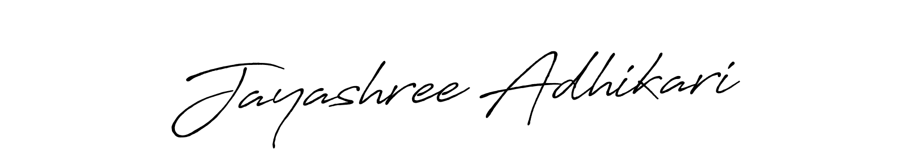 Antro_Vectra_Bolder is a professional signature style that is perfect for those who want to add a touch of class to their signature. It is also a great choice for those who want to make their signature more unique. Get Jayashree Adhikari name to fancy signature for free. Jayashree Adhikari signature style 7 images and pictures png
