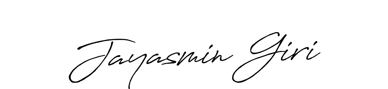 Use a signature maker to create a handwritten signature online. With this signature software, you can design (Antro_Vectra_Bolder) your own signature for name Jayasmin Giri. Jayasmin Giri signature style 7 images and pictures png