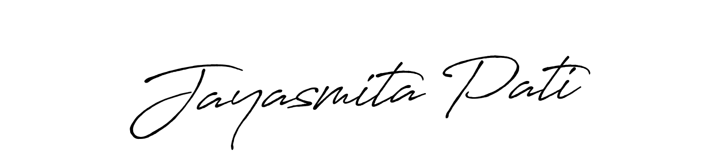 Design your own signature with our free online signature maker. With this signature software, you can create a handwritten (Antro_Vectra_Bolder) signature for name Jayasmita Pati. Jayasmita Pati signature style 7 images and pictures png