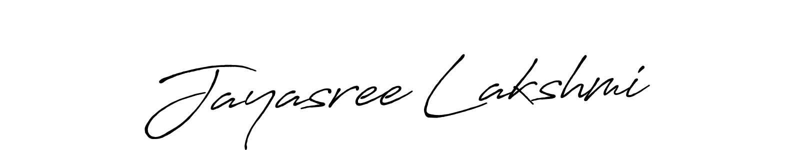 Design your own signature with our free online signature maker. With this signature software, you can create a handwritten (Antro_Vectra_Bolder) signature for name Jayasree Lakshmi. Jayasree Lakshmi signature style 7 images and pictures png