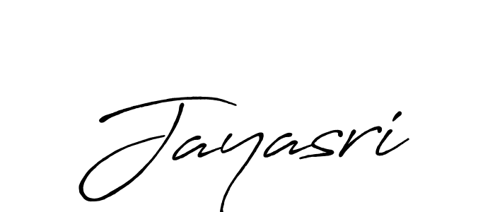 Create a beautiful signature design for name Jayasri. With this signature (Antro_Vectra_Bolder) fonts, you can make a handwritten signature for free. Jayasri signature style 7 images and pictures png