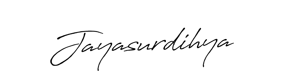 Once you've used our free online signature maker to create your best signature Antro_Vectra_Bolder style, it's time to enjoy all of the benefits that Jayasurdihya name signing documents. Jayasurdihya signature style 7 images and pictures png