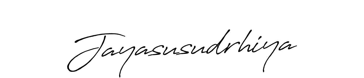 How to make Jayasusudrhiya name signature. Use Antro_Vectra_Bolder style for creating short signs online. This is the latest handwritten sign. Jayasusudrhiya signature style 7 images and pictures png