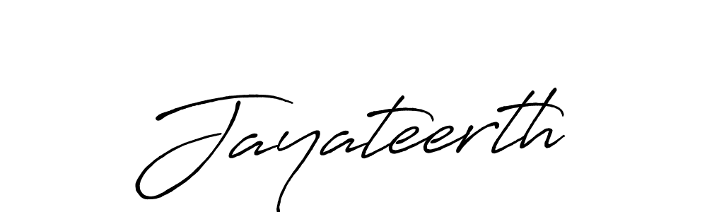 It looks lik you need a new signature style for name Jayateerth. Design unique handwritten (Antro_Vectra_Bolder) signature with our free signature maker in just a few clicks. Jayateerth signature style 7 images and pictures png