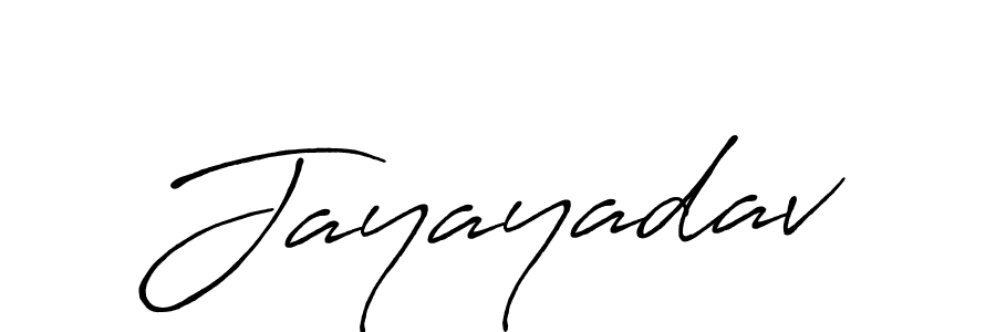 Create a beautiful signature design for name Jayayadav. With this signature (Antro_Vectra_Bolder) fonts, you can make a handwritten signature for free. Jayayadav signature style 7 images and pictures png