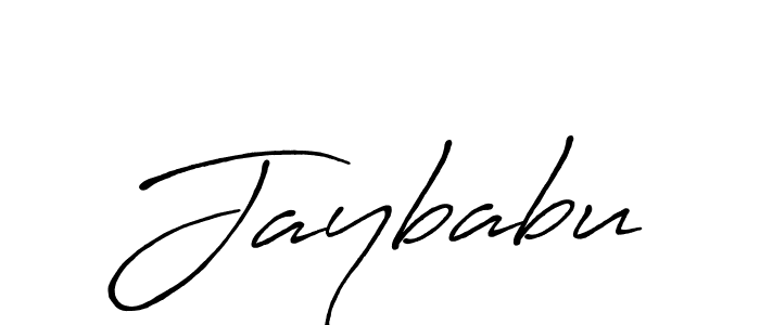 How to make Jaybabu signature? Antro_Vectra_Bolder is a professional autograph style. Create handwritten signature for Jaybabu name. Jaybabu signature style 7 images and pictures png