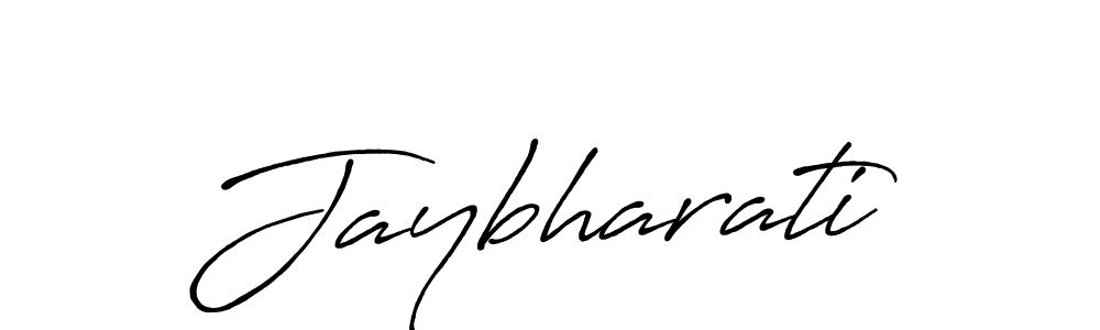 Make a beautiful signature design for name Jaybharati. With this signature (Antro_Vectra_Bolder) style, you can create a handwritten signature for free. Jaybharati signature style 7 images and pictures png