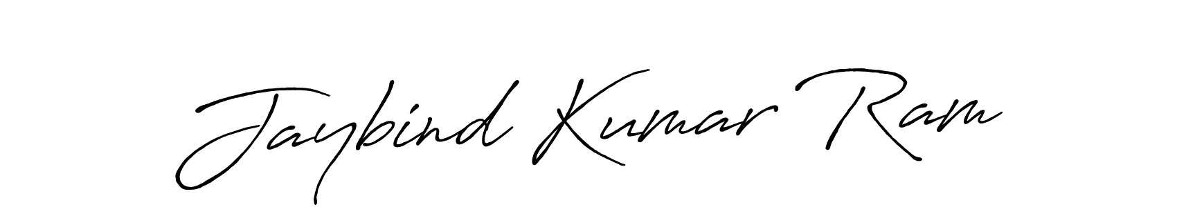 It looks lik you need a new signature style for name Jaybind Kumar Ram. Design unique handwritten (Antro_Vectra_Bolder) signature with our free signature maker in just a few clicks. Jaybind Kumar Ram signature style 7 images and pictures png