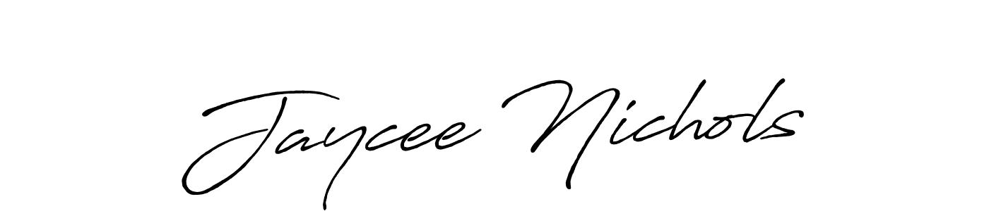 Make a beautiful signature design for name Jaycee Nichols. Use this online signature maker to create a handwritten signature for free. Jaycee Nichols signature style 7 images and pictures png