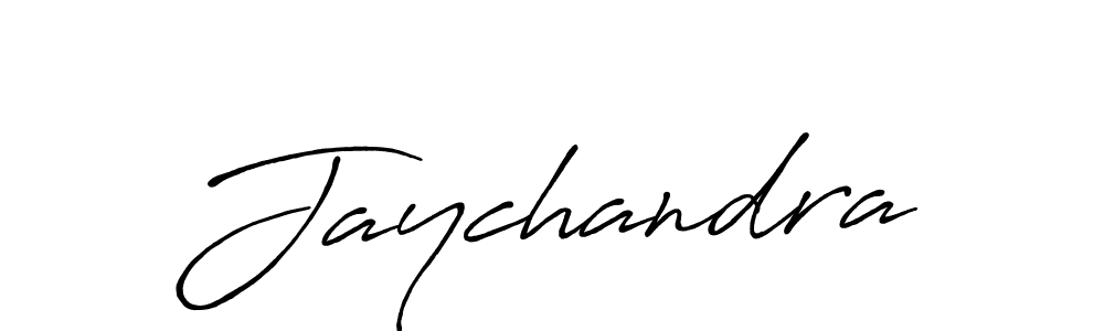 Create a beautiful signature design for name Jaychandra. With this signature (Antro_Vectra_Bolder) fonts, you can make a handwritten signature for free. Jaychandra signature style 7 images and pictures png