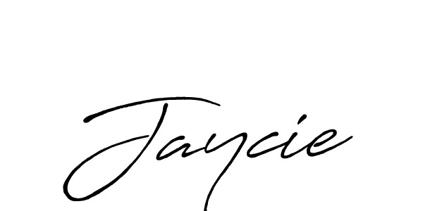 Also we have Jaycie name is the best signature style. Create professional handwritten signature collection using Antro_Vectra_Bolder autograph style. Jaycie signature style 7 images and pictures png